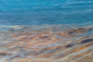 Denise Seyhun; Seabed, 2017, Original Painting Oil, 12 x 9 inches. Artwork description: 241 Seascape, water, sea life, sea bed, waves, beach, shore, tranquility, serenity...