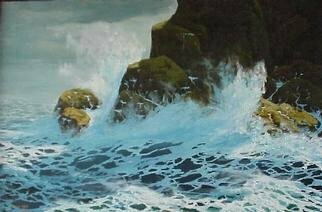 Donald Neff; Wave, 2001, Original Painting Acrylic, 36 x 24 inches. 