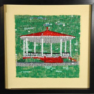 Jerry Reynolds; Band Shell Mosaic, 2015, Original Mosaic, 12 x 12 inches. Artwork description: 241         Mosaics are all one of a kind hand made to order. Each mosaic is an authentic piece of art unique to itself. No two mosaics are ever alike.             ...