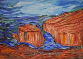 Durlabh Singh; Sea Scape, 2012, Original Painting Oil, 30 x 24 inches. Artwork description: 241        Contemporary, innovatory, colorful, soulful, new direction painting, study rocky coast.      ...