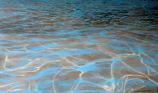 Edna Schonblum, 'Transparencie 34', 2016, original Painting Oil, 45 x 27  x 3 cm. Artwork description: 1758            sea transparencie     waves   transparencie sand sea studie        transparencie  water  sea waves  ...
