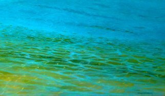 Edna Schonblum, 'Transparencie  35', 2016, original Painting Oil, 45 x 27  x 3 cm. Artwork description: 1758             sea transparencie     waves   transparencie sand sea studie        transparencie  water  sea waves   ...