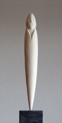 Lars Berg; Coming Into Being, 2012, Original Sculpture Wood, 6 x 30 cm. 