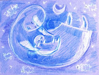 Elena Rein; Lullaby, 2005, Original Drawing Other, 11 x 8 inches. 