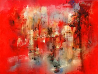 Ruben Valdes Montano; City, 2011, Original Painting Acrylic, 48.5 x 36 inches. Artwork description: 241     Joy of experiencing feelings as sensations, touch, breath, taste life, erotics emotions and projection of your fantasy and imagination.    ...