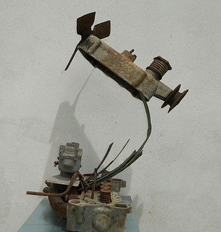 Emilio Merlina, 'All I Need Is Fly', 2018, original Sculpture Mixed, 30 x 65  x 33 cm. 
