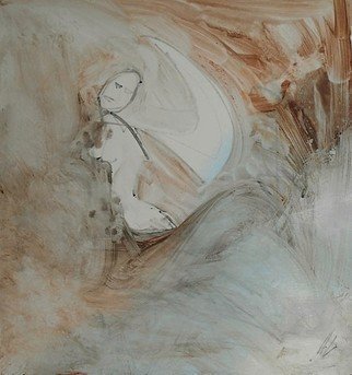 Emilio Merlina, 'Devil And Angel', 2018, original Mixed Media, 21.5 x 23  cm. Artwork description: 2103 on cardboard...
