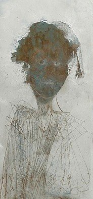 Emilio Merlina, 'The Wind Bride', 2018, original Mixed Media, 20 x 45  x 10 cm. Artwork description: 2793 oil on rusty panel...