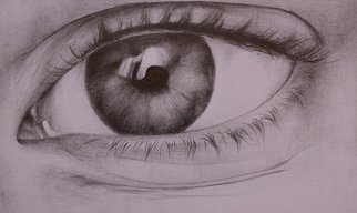 Ralitsa Veleva; Eye, 2012, Original Drawing Pencil, 35 x 25 cm. 