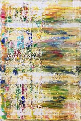 Paulo Flatau; W Sound, 2017, Original Painting Acrylic, 24 x 36 inches. Artwork description: 241 Abstract painting inspired by Gerhard Richter. ...