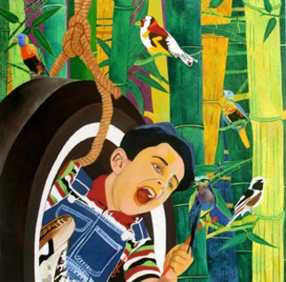 Gayatri Artist; Child Of Heaven, 2010, Original Painting Acrylic, 24 x 24 inches. 