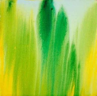 George Oommen, 'Palm Green', 2004, original Painting Acrylic, 12 x 12  x 1 inches. 