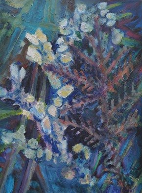 Gillian Bedford; Coral Embrace, 2011, Original Painting Oil, 18 x 24 inches. Artwork description: 241  coral sea ocean beach water plant life flower embrace  ...
