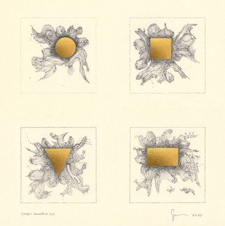 Giovanni Gambasin; Tribute To Geometry, 2020, Original Drawing Other, 450 x 450 cm. Artwork description: 241 Drawing, Color Pencilon Cardboard...