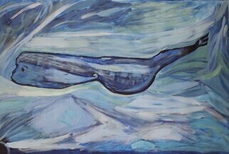 Mikhey Chikov; Mama, 2020, Original Painting Acrylic, 57.1 x 37.4 inches. Artwork description: 241 Inspired by Kurt Vonnegut s Galapagos. Humanity will descend into the ocean in the distant future. About this artwork...