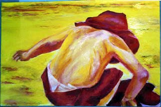 Grace Liberator; Cool Guy, 2003, Original Painting Oil, 30 x 20 inches. Artwork description: 241 My nephew on the beaches of Outerbanks, NC on a very hot day!...