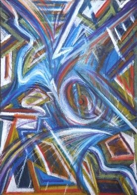 Istvan Gyebnar; Thunderstorm, 2010, Original Pastel Oil, 30 x 40 cm. Artwork description: 241  tunes high          ...