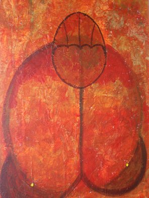 Ahmed El Haski; Abstrait, 2011, Original Painting Acrylic, 100 x 100 cm. 