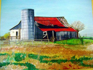 Helen Hachmeister; Kentucky Barn, 2009, Original Painting Acrylic,   inches. Artwork description: 241  barn      ...