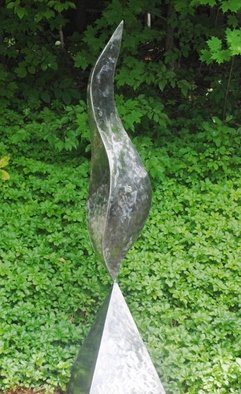 Bob Hill; Crow Warrior, 2017, Original Sculpture Steel, 17 x 82 inches. Artwork description: 241 Stainless steel , suitable for outdoot installation...