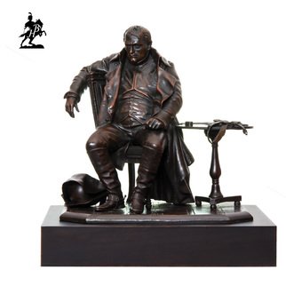 Fernando  Andrea; Napoleon A Fontainebleau, 2018, Original Sculpture Bronze, 8 x 9 inches. Artwork description: 241 BY FERNANDO ANDREASCALE 1: 6 BRONZE SCULPTURELIMITED EDITION  20 copies WOODEN BASE and CERTIFICATE OF AUTHENTICITY INCLUDED  Wax Stamp and signature of the sculptor HISTORYThe importance of Napoleon BonaparteA's role in European history is self- evident, and needs no further remarks. This famous ...