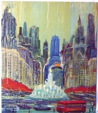 Carlos Pardo, 'Raindrops On My Window At...', 2001, original Painting Oil, 55 x 61  inches. Artwork description: 2793 