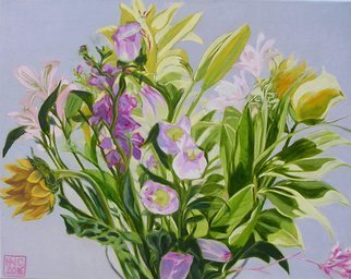H. N. Chrysanthemum; Flowers IX, 2016, Original Painting Oil, 20 x 16 inches. Artwork description: 241  Floral Oil Painting ...