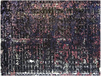 Lijing Liu; Voices City, 2013, Original Printmaking Woodcut, 86 x 57 cm. Artwork description: 241  Colorful, sity, Natural, LifePS!EcologyPS!BeautifulPS!adornmentPS!Life, coloured wood- cutPS!streak chromo xylography with overlay print ...