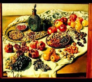 Said Ibrahimov; Still Life Novruz, 2012, Original Painting Oil, 104 x 90 cm. 