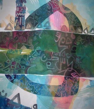 Al Shaikh Aldaw; Abstract 03, 2010, Original Painting Acrylic, 100 x 100 cm. Artwork description: 241        acrylic on canvas       ...