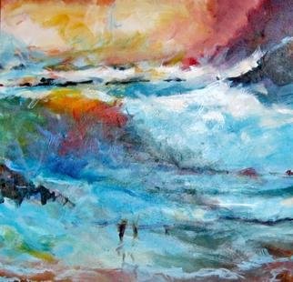 Al Shaikh Aldaw; Colourful Waves, 2010, Original Painting Acrylic, 100 x 100 cm. Artwork description: 241     acrylic on canvas    ...