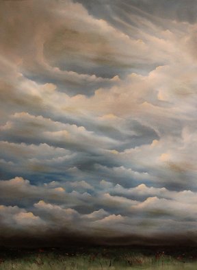 Vasil Vasilev; Cloudscape 2, 2014, Original Painting Oil, 36 x 48 inches. 