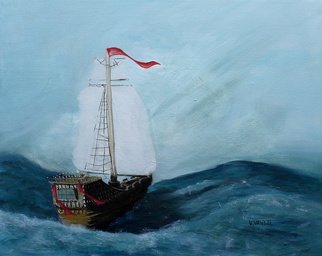 Vasil Vasilev; Seascape 5, 2014, Original Painting Oil, 16 x 20 inches. 