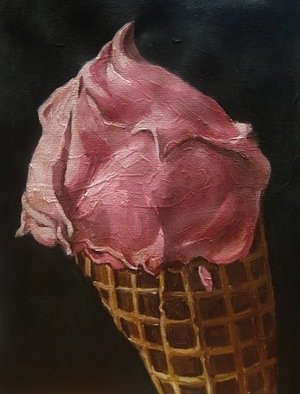 Josep Manel Marti Gomez; Ice Cream, 2010, Original Painting Acrylic, 23 x 32 cm. 