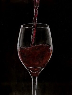 Josep Manel Marti Gomez; Wine, 2010, Original Painting Acrylic, 23 x 32 cm. 