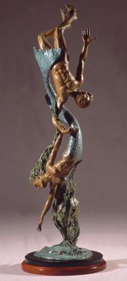 Jack Hill, 'Descent', 1998, original Sculpture Bronze, 12 x 36  x 12 inches. Artwork description: 1911 This piece is in my 