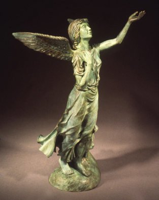 Jack Hill, 'Guardian', 1998, original Sculpture Bronze, 19 x 28  x 8 inches. Artwork description: 1911  The full title of this piece is Guardian Angel. ...