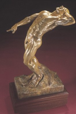 Jack Hill, 'Laughing', 2002, original Sculpture Bronze, 10 x 15  x 6 inches. Artwork description: 1911  The full title of this piece is Laughing Man. ...