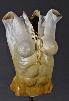 Jack Hill, 'female torso', 2012, original Sculpture Bronze, 4 x 11  x 4 inches. Artwork description: 1911      Figurative work in fragmented formate    ...