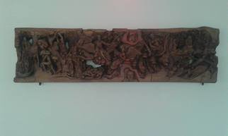 Jechko Jelqskov; Dante Alighieri, 2013, Original Woodworking, 1.9 x 0.5 cm. 