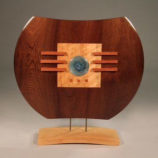 Jerry Cox; Apple Of My Eye Ii, 2015, Original Sculpture Wood, 18 x 22 inches. Artwork description: 241 apple science craft wood turned carved...