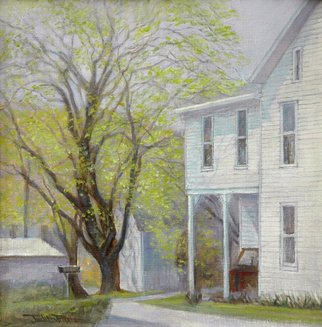 Judith Fritchman; Spring Greening, 2018, Original Painting Oil, 12 x 12 inches. Artwork description: 241 The long awaited promise of April in the village. ...