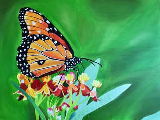 Jocelynn Grabowski; Butterfly, 2017, Original Painting Acrylic, 42 x 36 inches. Artwork description: 241 Large acrylic painting inspired by a photograph I had taken. ...