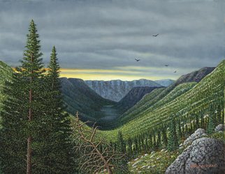 James Hildebrand; After The Storm, 2022, Original Painting Oil, 11 x 14 inches. Artwork description: 241 A Valley in the Rocky Mountains after a storm ...