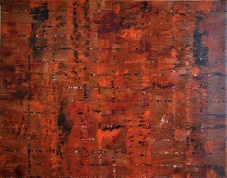 Jim Lively; Burnt Orange Integrity, 2019, Original Painting Acrylic, 20 x 16 inches. 
