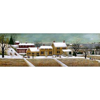 Janet Munro, 'Cranberry Fields In Winter', 2015, original Giclee Reproduction, 18 x 6  inches. Artwork description: 1911  Cranberry Fields in WinterThese certified archival giclee reproductions are made with the most advanced technology. They retain the minute detail, subtle tints, blends and feel of the original painting - and are of the same high quality as gicle prints being shown in major museums and galleries, ...