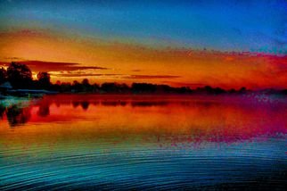 Mark Goodhew; Water Ripple Sunrise, 2015, Original Photography Color, 24 x 16 inches. Artwork description: 241  Water Ripple Sunrise   ...