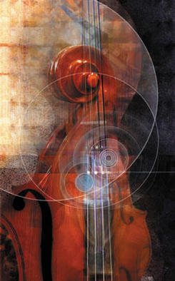 John Peter Glover; Composition For Strings, 2003, Original Other, 18 x 29 inches. Artwork description: 241 Part of a five part series based on a symphonic theme as a visual artist perceives the various orchestral groups of musical instruments...
