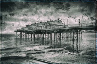 Jonathan O'Hora; Cleethorpes Pier, 2017, Original Photography Black and White, 20 x 14 inches. Artwork description: 241 Photography: Digital, Black   White and Photo on Paper.Cleethorpes Pier, LincolnshirePhotography: 20aEUR X 14aEUR Archival print signed by the artist.ORIGINAL PRINT - Limited Edition of 25 Crafted Prints  ultraHD Photo Print on Fuji Crystal DP II  Cleethorpes Pier is a pleasure pier in the town of ...