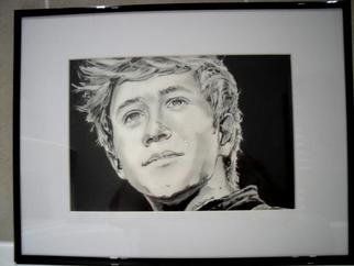Chris Jones; Niall Horan One Direction, 2013, Original Drawing Pencil, 24 x 20 cm. Artwork description: 241      Graphite pencil                ...